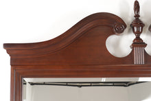 Load image into Gallery viewer, Cherry Mirror with Center Finial - 48" x 48"