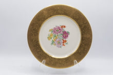Load image into Gallery viewer, Four Crown China Japan 550 Floral Gold Encrusted Dinner Plates Set of 4