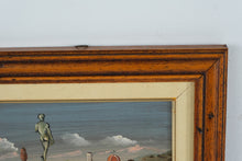 Load image into Gallery viewer, Set of Four Framed Hand Painted Italian City Scene Panels Florence Views