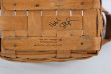 Load image into Gallery viewer, Longaberger 1991 Handwoven Basket Lot of 4 Signed Dresden Ohio USA