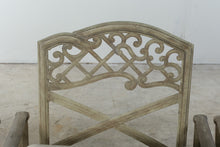 Load image into Gallery viewer, Set of Four Neoclassical Scrollwork Metal Patio Lounge Chairs