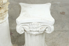 Load image into Gallery viewer, Set of 4 Greek Roman Column Pedestals Classical Corinthian Ionic Display Stands
