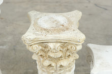 Load image into Gallery viewer, Set of 4 Greek Roman Column Pedestals Classical Corinthian Ionic Display Stands