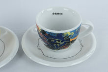 Load image into Gallery viewer, Saeco Collection Schirnding Germany Espresso Cups Saucers Set 4 Inch