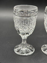 Load image into Gallery viewer, Vintage Imperial Cape Cod Clear Pressed Glass Cordial Liqueur Glasses Set of 4