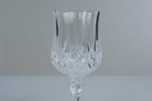 Load image into Gallery viewer, Cristal D Arques Durand Longchamp Crystal Wine Goblets Set of 4 Vintage France