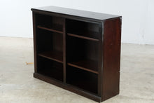 Load image into Gallery viewer, Traditional Dark Wood 6 Cube Bookcase Media Storage Cabinet