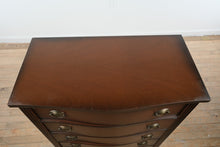 Load image into Gallery viewer, Olde Salem Mahogany Bow Front Chest of Drawers