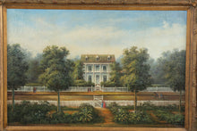 Load image into Gallery viewer, Large Framed Oil Painting Southern Plantation House Landscape Ornate Gilt Frame 50x39