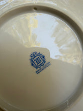 Load image into Gallery viewer, Wynrose Collection Blue Floral Plate – Hand Decorated in USA, 7” Embossed Edge Plate