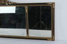 Load image into Gallery viewer, Vintage French Provincial Trifold Style Wall Mirror Ornate Gold 52 Inch