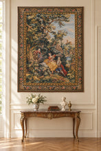 Load image into Gallery viewer, Tapestries Ltd L Indiscretion Fragonard Rococo Woven Wall Tapestry 54 x 76