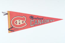 Load image into Gallery viewer, Vintage 1970 Montreal Canadiens NHL Felt Pennant Hockey 30 Inch