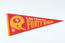 Load image into Gallery viewer, Vintage San Francisco 49ers NFL Felt Pennant Football Helmet 30 Inch