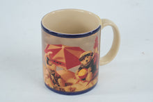 Load image into Gallery viewer, Boyds Bears Beach Mug Summer Vacation Scene Bearware Pottery Coffee Cup