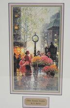 Load image into Gallery viewer, G Harvey Fifth Avenue Vendor Framed Limited Edition Print 1993 16x21