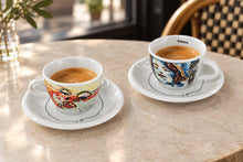 Load image into Gallery viewer, Saeco Collection Schirnding Germany Espresso Cups Saucers Set of 2