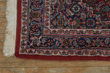 Load image into Gallery viewer, Hand Woven Persian Style Central Medallion Wool Area Rug 34 x 60 Red Blue Octagonal Design