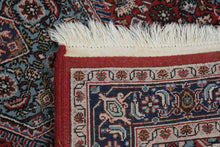 Load image into Gallery viewer, Hand Woven Persian Style Central Medallion Wool Area Rug 34 x 60 Red Blue Octagonal Design