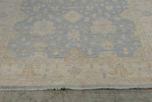 Load image into Gallery viewer, Pakistani Peshawar Chobi Hand Knotted Wool Rug Blue Ivory 71 x 107