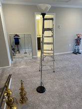 Load image into Gallery viewer, Simple Designs FL1011-BLK Torchiere Floor Lamp – Black, 70" Tall