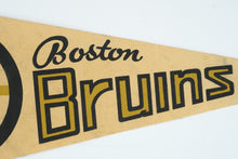 Load image into Gallery viewer, Vintage 1970 Boston Bruins NHL Felt Pennant Original Hockey Logo 30 Inch