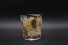 Load image into Gallery viewer, Vintage Cera Glass CGP27 Gold Geometric Old Fashioned Glasses Set of 7