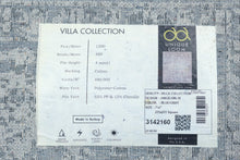 Load image into Gallery viewer, Unique Loom Villa Collection Blue Gray Square Area Rug 7 x 7 Turkey