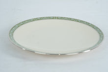 Load image into Gallery viewer, Lenox Adrienne Luncheon Plates, Green Scroll Border, Set of 8 (8")