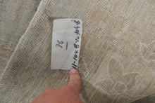 Load image into Gallery viewer, Pakistani Haji Jalili Hand Knotted Wool Rug 8 x 11 Neutral Blue