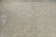 Load image into Gallery viewer, Pakistani Haji Jalili Hand Knotted Wool Rug 8 x 11 Neutral Blue