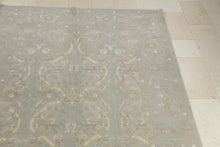 Load image into Gallery viewer, Pakistani Haji Jalili Hand Knotted Wool Rug 8 x 11 Neutral Blue