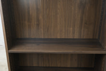 Load image into Gallery viewer, 80 Inch Tall IKEA BILLY Dark Brown Wood Effect Bookcase with Adjustable Shelves