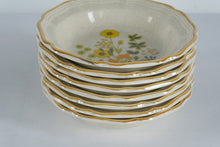 Load image into Gallery viewer, Mikasa Garden Club Fresh Floral Soup Bowls Set of 8 Vintage Japan New Old Stock