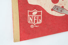 Load image into Gallery viewer, Vintage St Louis Cardinals NFL Felt Pennant 1960s Football Helmet 30 Inch