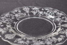 Load image into Gallery viewer, Pair of Vintage Cambridge Rose Point Clear 8" Salad Plates
