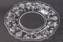 Load image into Gallery viewer, Pair of Vintage Cambridge Rose Point Clear 8" Salad Plates