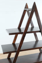 Load image into Gallery viewer, Solid Wood A-Frame Ladder Bookshelf Display Shelf