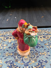 Load image into Gallery viewer, Vintage Hand-Painted Santa Claus Figurine – Old World Father Christmas with Toy Sack