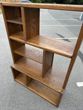Load image into Gallery viewer, Geometric Solid Wood Shelving Unit / Bookcase
