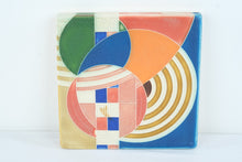 Load image into Gallery viewer, Motawi Tileworks Frank Lloyd Wright Geometric Ceramic Art Tile Trivet 6 Inch Second Quality