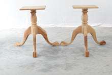 Load image into Gallery viewer, Pair of Acanthus Carved Table Pedestal Bases with Claw Feet