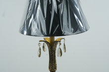 Load image into Gallery viewer, Golden Acanthus Table Lamp with Center Gem