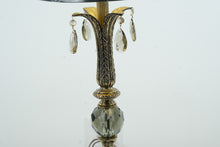 Load image into Gallery viewer, Golden Acanthus Table Lamp with Center Gem