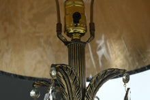 Load image into Gallery viewer, Golden Acanthus Table Lamp with Center Gem