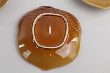 Load image into Gallery viewer, Set of 4 Acorn Trinket / Candy Plates