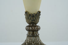 Load image into Gallery viewer, Alabaster and Brass Table Lamp