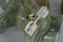 Load image into Gallery viewer, Alaska Inuit Soapstone Carving Hunter Figure With Bowl Signed A 4 Inch