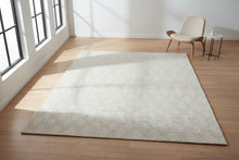 Load image into Gallery viewer, Allen + Roth Cream Trellis Area Rug – 8' x 10' Neutral Moroccan Style Rug