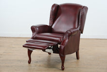 Load image into Gallery viewer, Alsace Burgundy Leather Wingback Recliner by Lane Furniture
